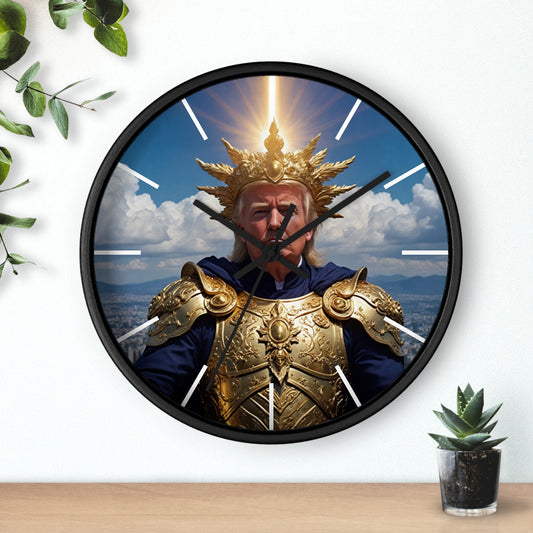 King Trump Wall Clock